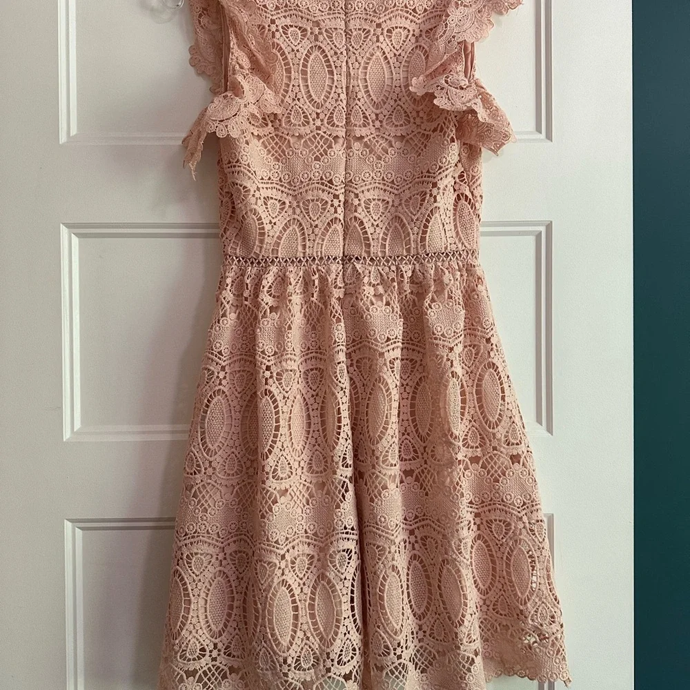 J.O.A. Blush Lace Dress - Picture 5 of 5